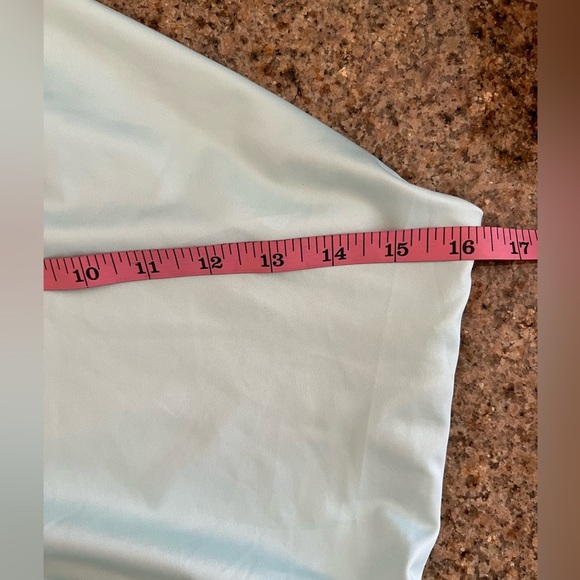 COMMENSE Ombre One Shoulder Long Dress Large Green/Blue NWT Sold out online - Picture 9 of 11